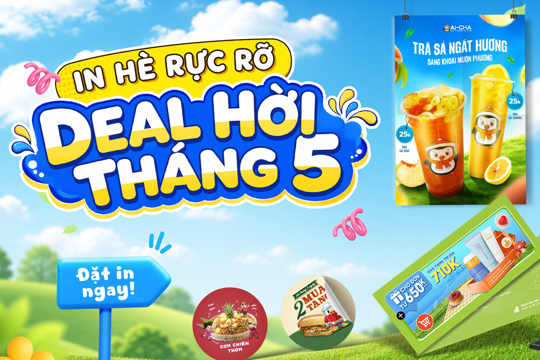 In hè rực rỡ - Deal hời giá tốt trong tháng 5